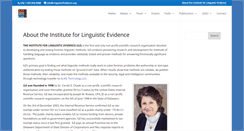 Desktop Screenshot of linguisticevidence.org